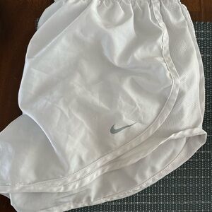 Nike White Athletic Shorts